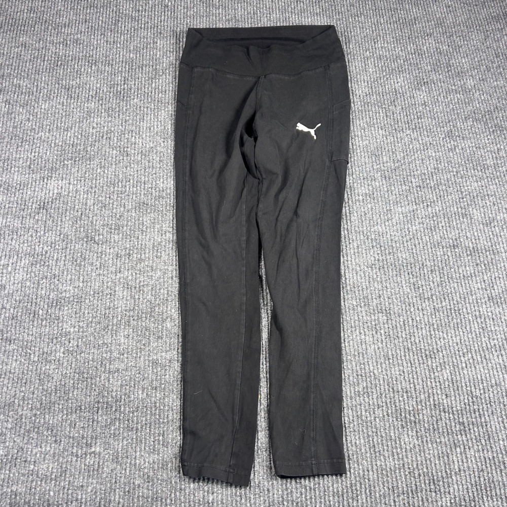 Puma‎ Leggings Womens M Black High Waisted Athletic with Pockets